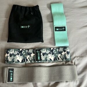 Booty Bands Work out Bands Teal & Camo